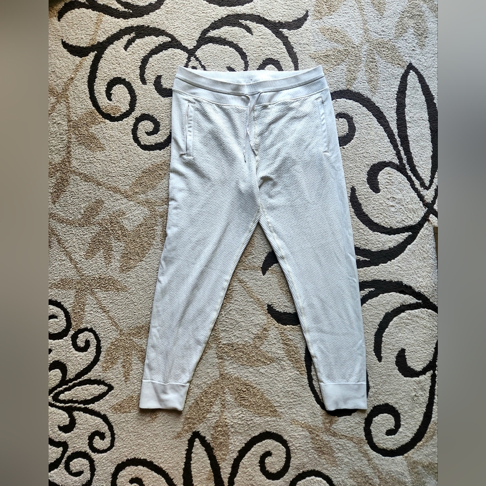 Lululemon Athletica Cream Textured Pants - Picture 11 of 13